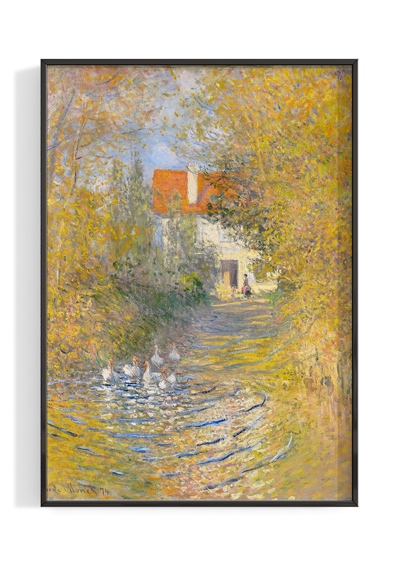 The Geese by Claude Monet | Poster