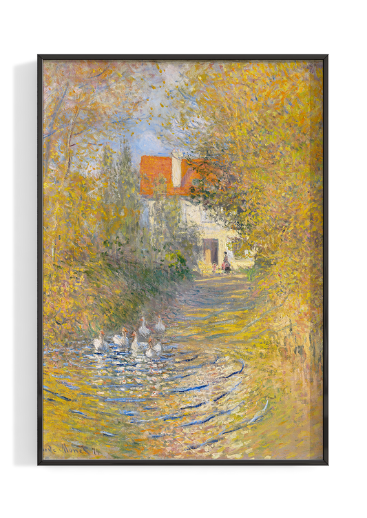 The Geese by Claude Monet | Poster