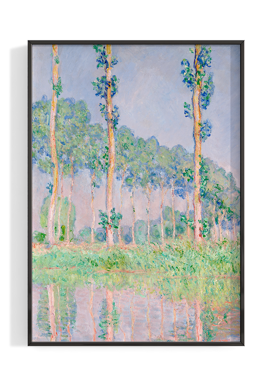 Poplars by Claude Monet / Poster Art Print