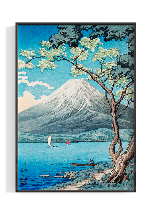 Mt. Fuji - Japanese Style Poster Print