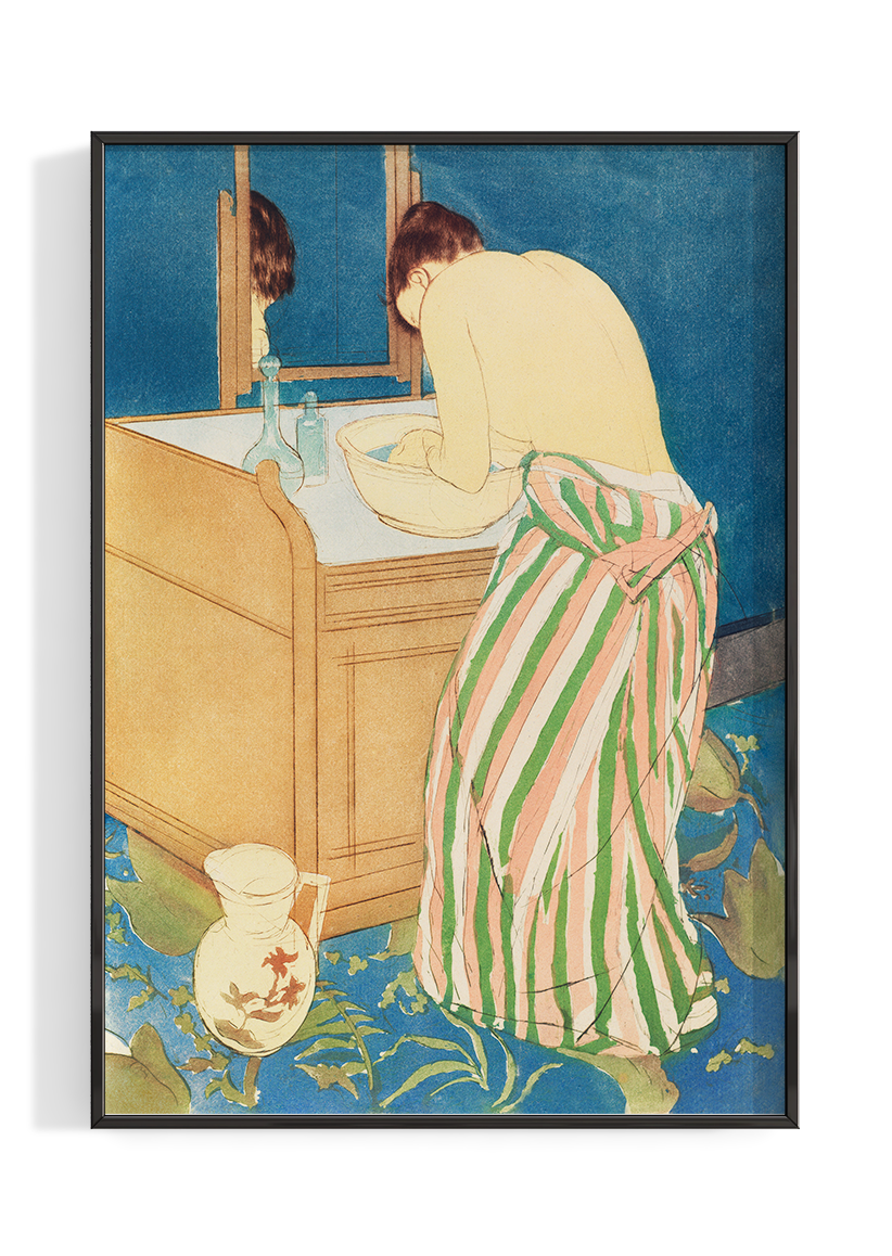 Naked Japanese Lady / Poster Art Print