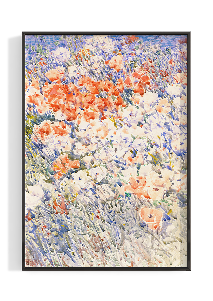 Abstract Field of Flowers | Poster Print